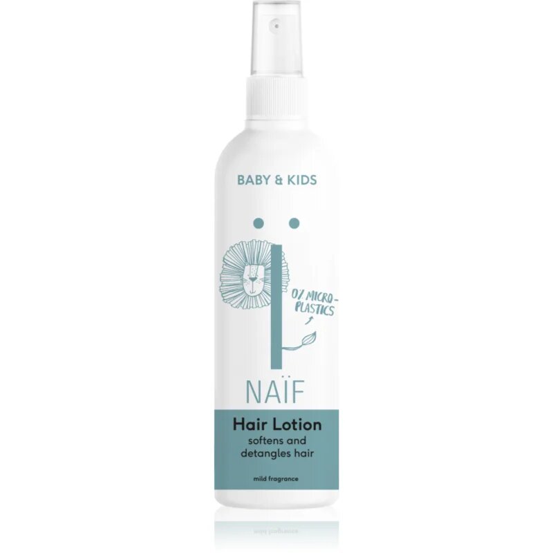 Naif Baby & Kids Hair Lotion hranilni balzam brez spiranja za lažje razčesavanje las 150 ml