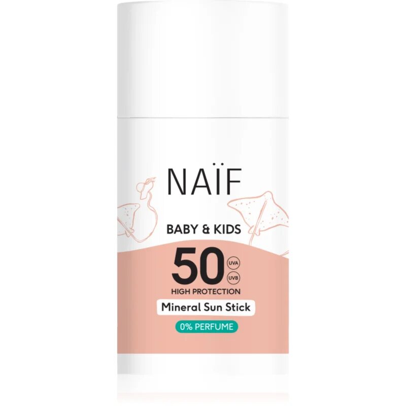 Naif Baby & Kids Mineral Sun Stick paličica za sončenje SPF 50 36 g