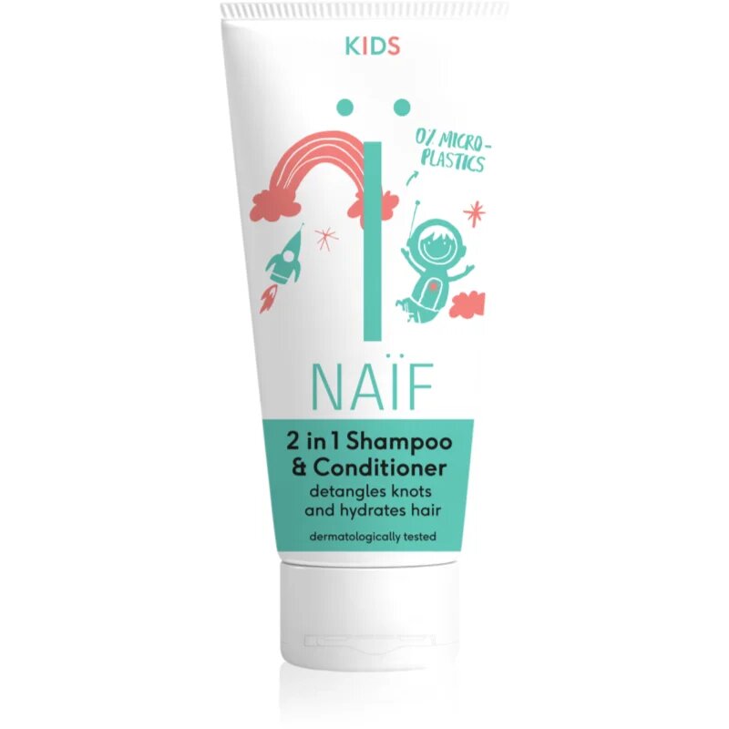 Naif Kids Shampoo & Conditioner šampon in balzam 2 v1 za otroke 200 ml