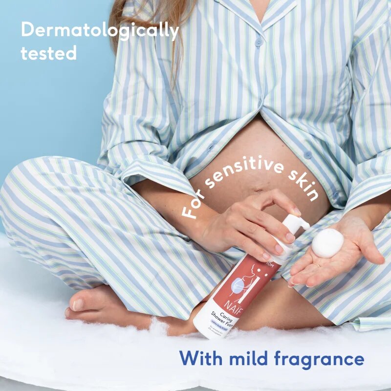 Naif Mom pena za prhanje za nosečnice 200 ml