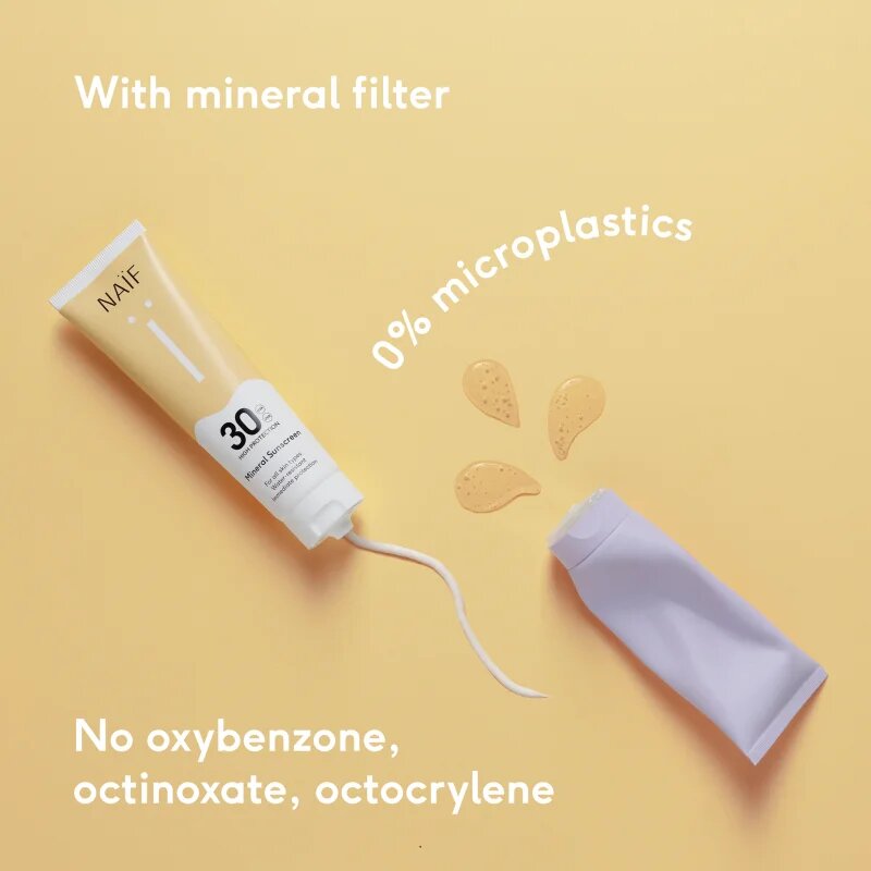 Naif Sun Mineral Sunscreen SPF 30 zaščitna krema za sončenje SPF 30 vodoodporen 100 ml