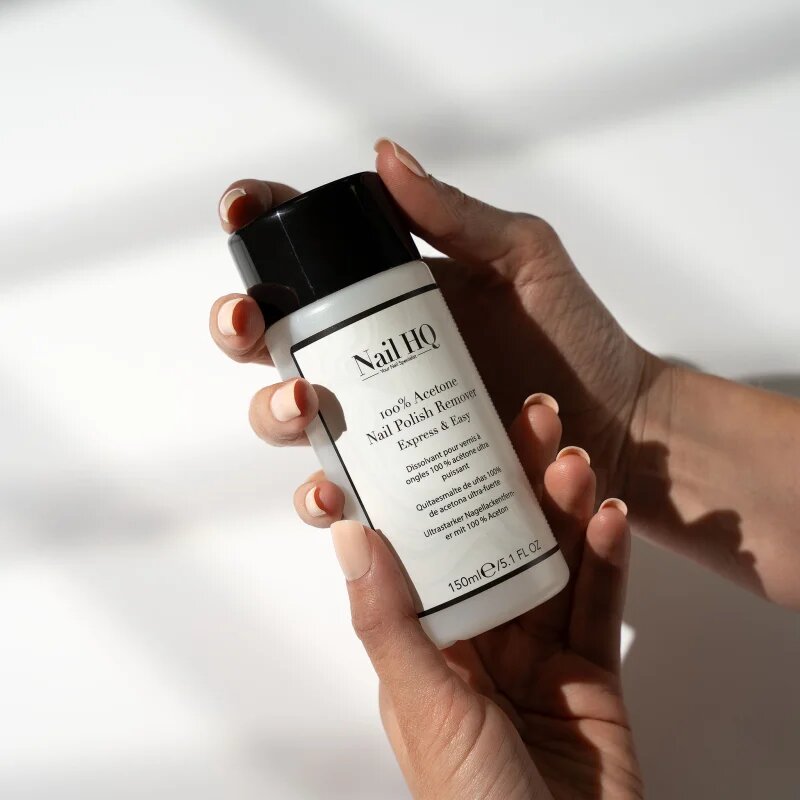 Nail HQ 100% Acetone odstranjevalec laka za nohte 150 ml