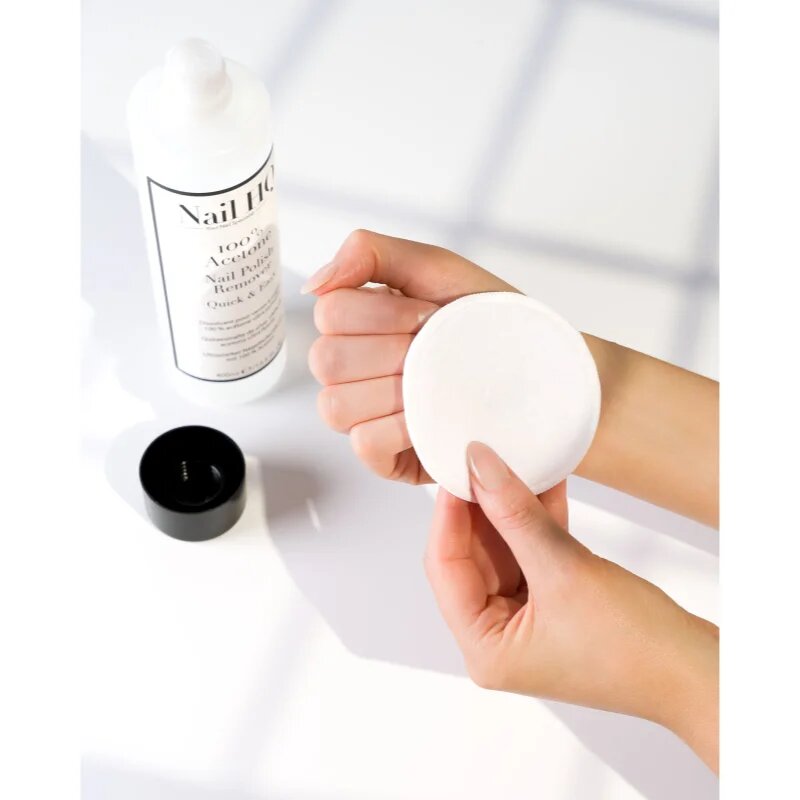 Nail HQ 100% Acetone odstranjevalec laka za nohte 400 ml