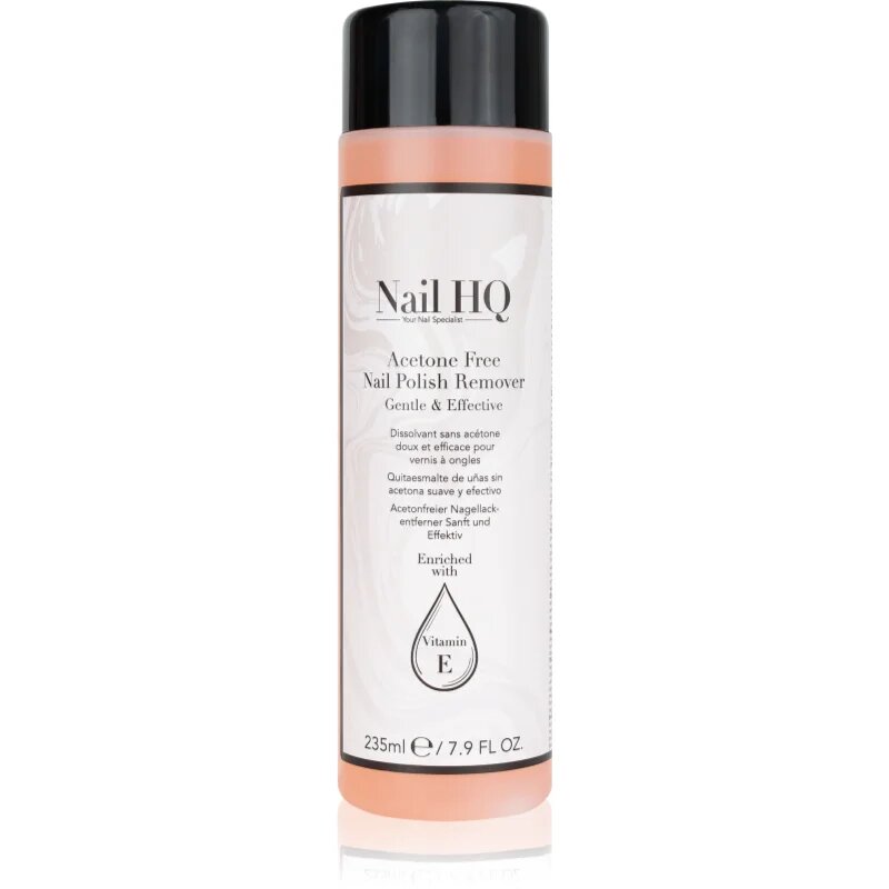Nail HQ Acetone Free odstranjevalec laka za nohte brez acetona 235 ml