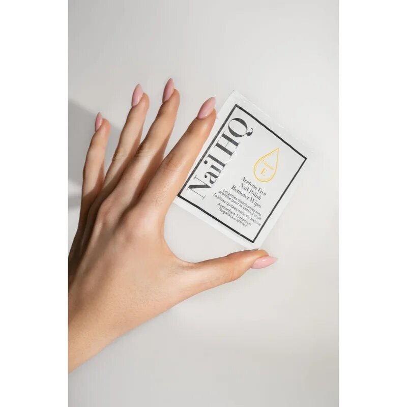 Nail HQ Acetone Free robčki za odstranjevanje gel laka brez acetona 10 kos