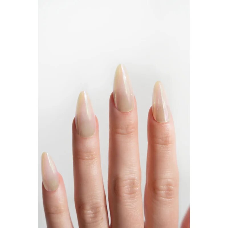 Nail HQ Almond umetni nohti Natural Glaze 24 kos