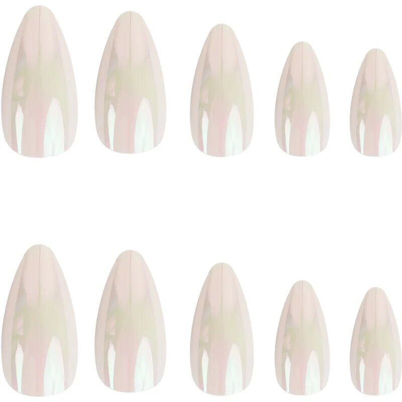 Nail HQ Almond umetni nohti Pearl Glaze 24 kos