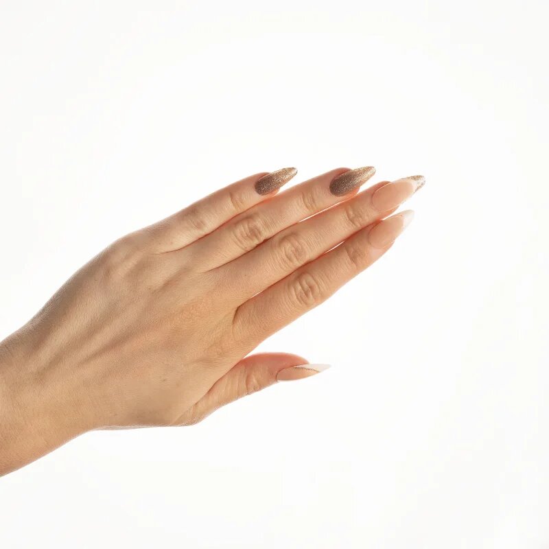 Nail HQ Almond umetni nohti Sparkling Wine Sippin' 24 kos