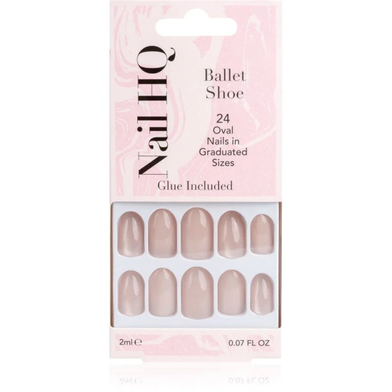 Nail HQ Ballet Shoe umetni nohti 24 kos