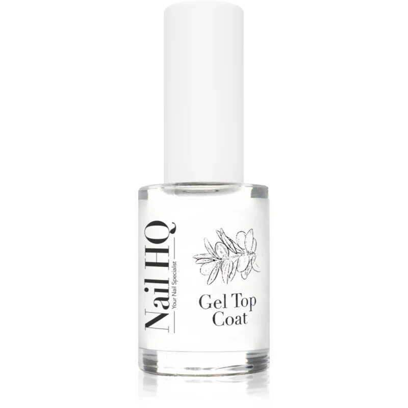 Nail HQ Gel Top Coat nadlak za nohte brez uporabe UV- ali LED-svetilke 10 ml
