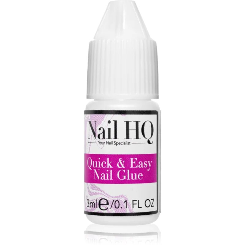 Nail HQ Quick & Easy Nail Glue lepilo za nohte 3 ml