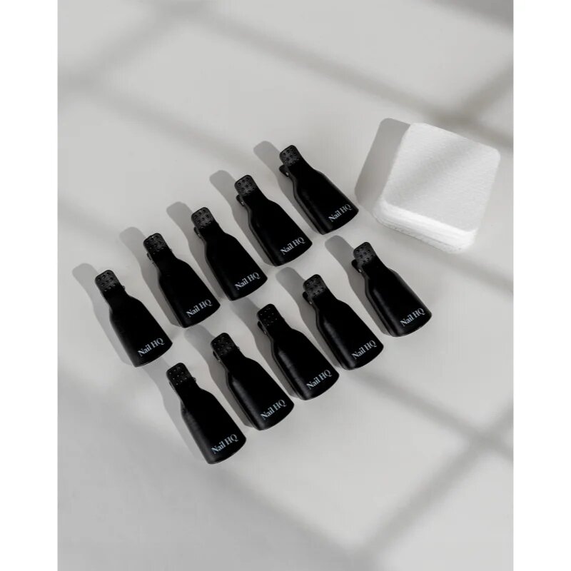Nail HQ Soak Away Gel Nail Clip Set set za odstranjevanje gel in akril nohtov