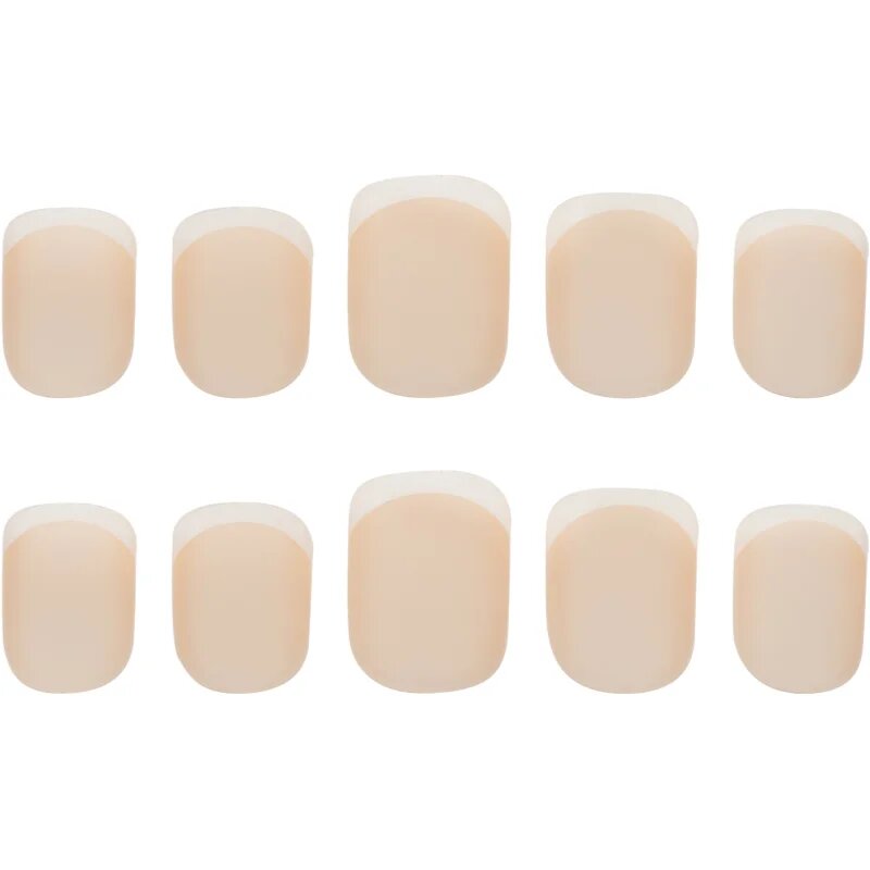 Nail HQ Square French umetni nohti 24 kos