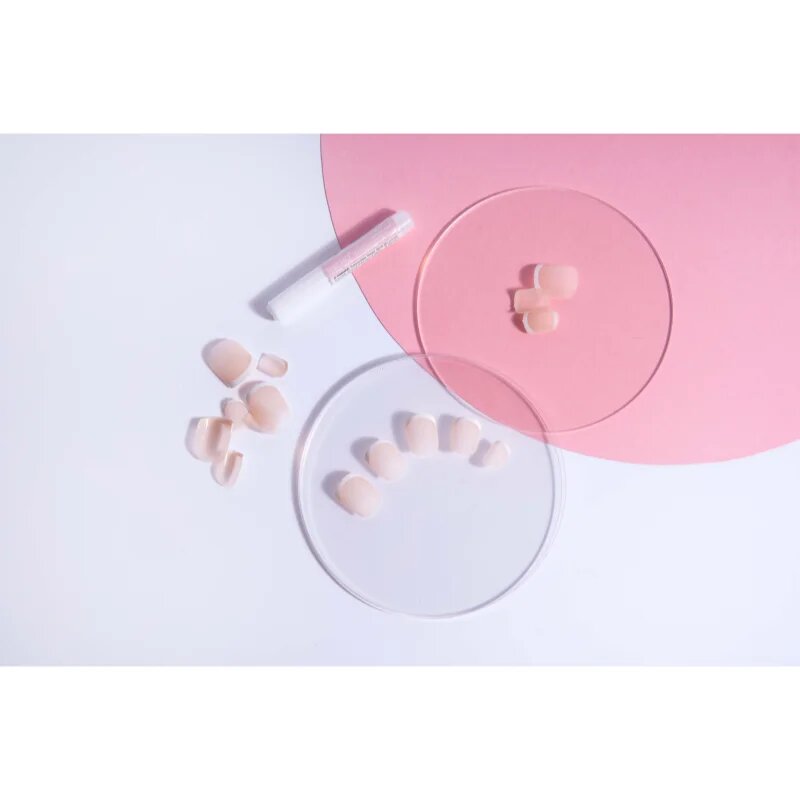 Nail HQ Square French umetni nohti 24 kos