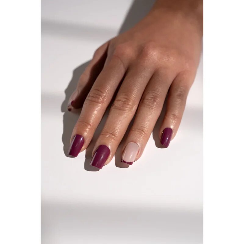 Nail HQ Square umetni nohti Pretty In Plum 24 kos