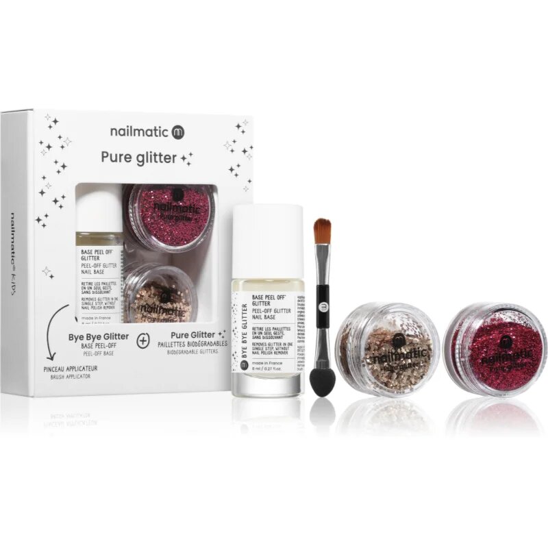 Nailmatic Pure Glitter set z bleščicami