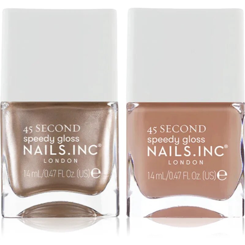 Nails Inc. 45 Second Mocha Mousse set lakov za nohte