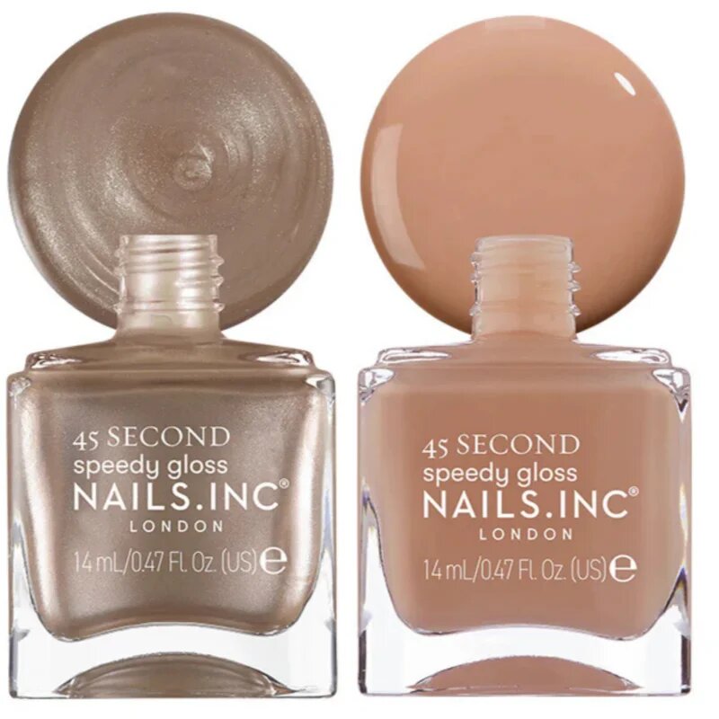 Nails Inc. 45 Second Mocha Mousse set lakov za nohte