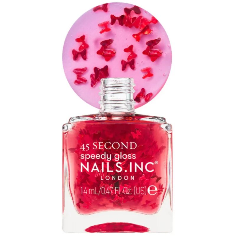 Nails Inc. 45 Second Speedy Gloss hitro sušeči lak za nohte odtenek Bonnie 14 ml