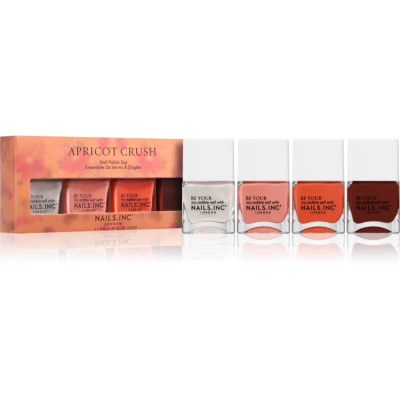 Nails Inc. Apricot Crush set lakov za nohte