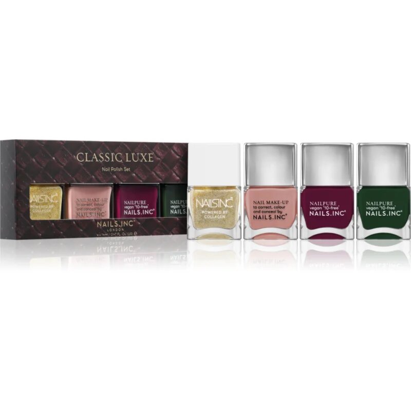 Nails Inc. Classic Luxe set lakov za nohte