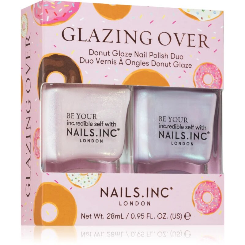Nails Inc. Glazing Over Donut Glaze set lakov za nohte