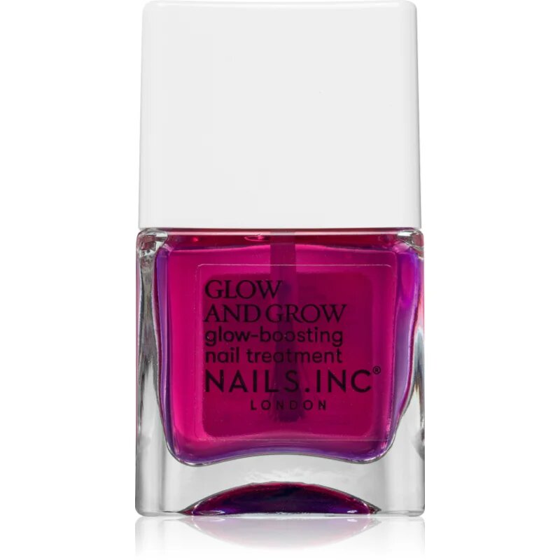 Nails Inc. Glow and Grow Nail Growth Treatment lak za krepitev nohtov 14 ml