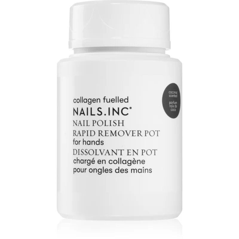 Nails Inc. Powered by Collagen odstranjevalec laka za nohte brez acetona 50 ml