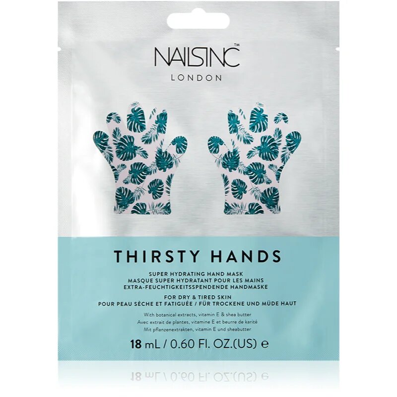 Nails Inc. Thirsty Hands vlažilna maska za roke 18 ml