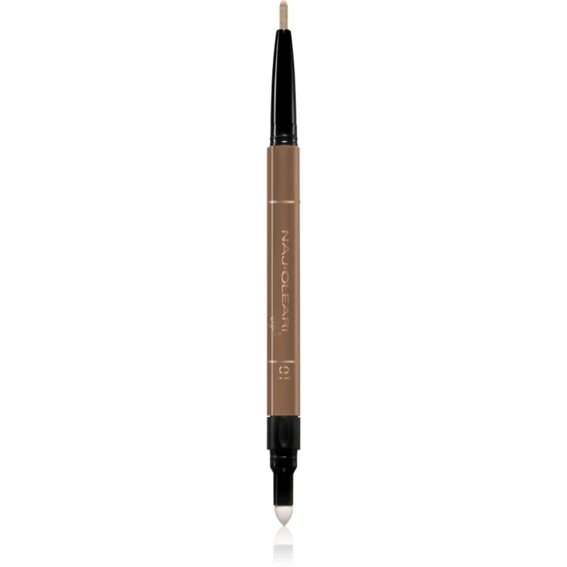 Naj Oleari 3 in 1 Perfect Brow svinčnik in gel za obrvi obojestranski 0.15 g