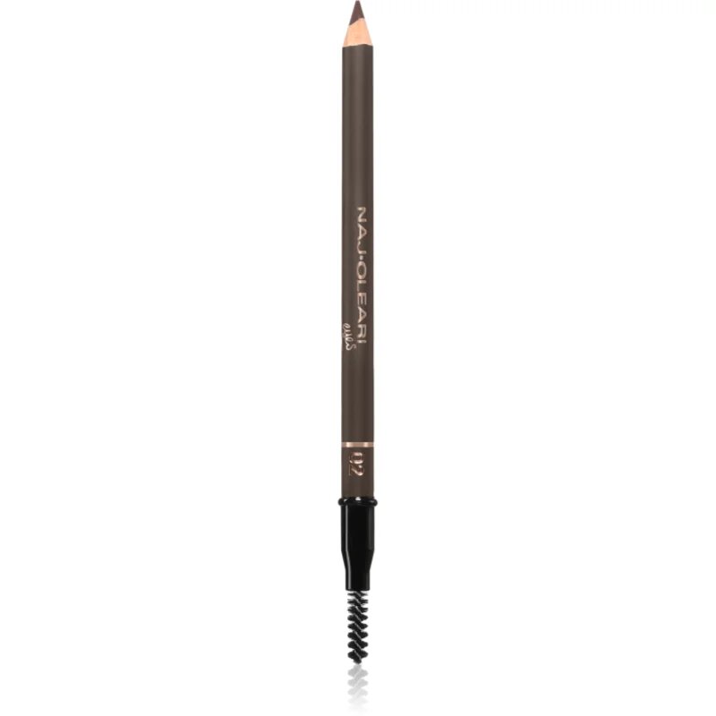 Naj Oleari Fill-in Brow Pencil svinčnik za obrvi s krtačko odtenek 02 Light Brown 1.1 g