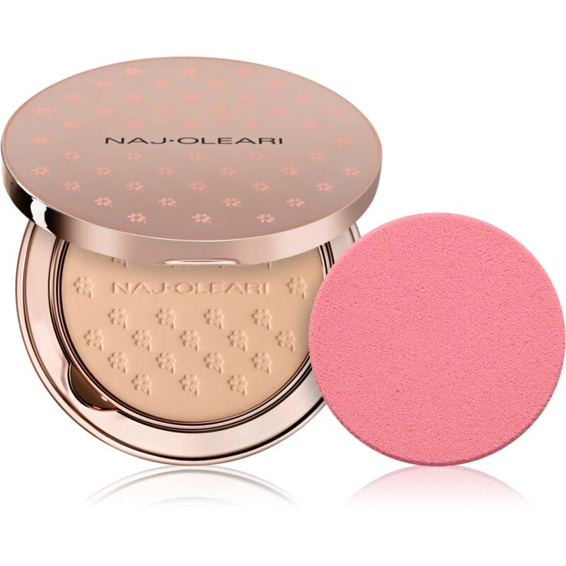 Naj Oleari Silk feel Wet & dry Powder Foundation tekoči puder v gobici za ženske 9.5 g