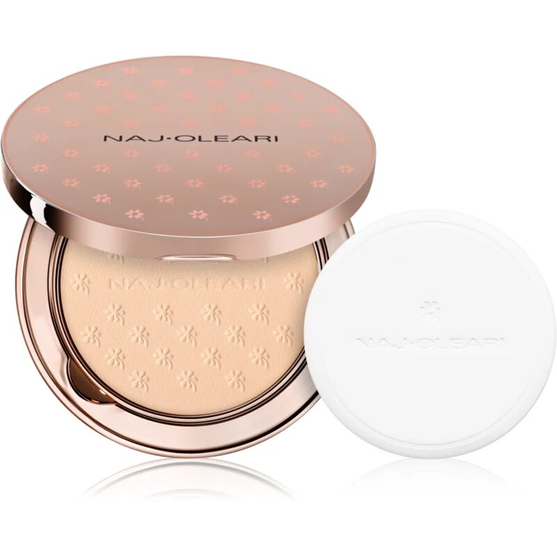 Naj Oleari Skin Caress Pressed Powder kompaktni puder z mat učinkom 02 Peach Pink 9.5 g
