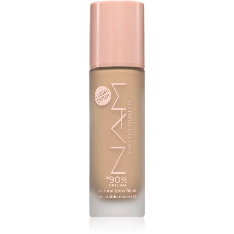 NAM Dewy dolgoobstojni tekoči puder s hialuronsko kislino odtenek 05 Warm Beige 30 ml