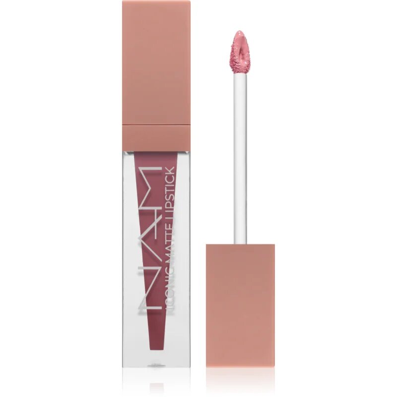 NAM Iconic Matte Lipstick mat vlažilna tekoča šminka odtenek 4 Soft Nude 3.5 ml