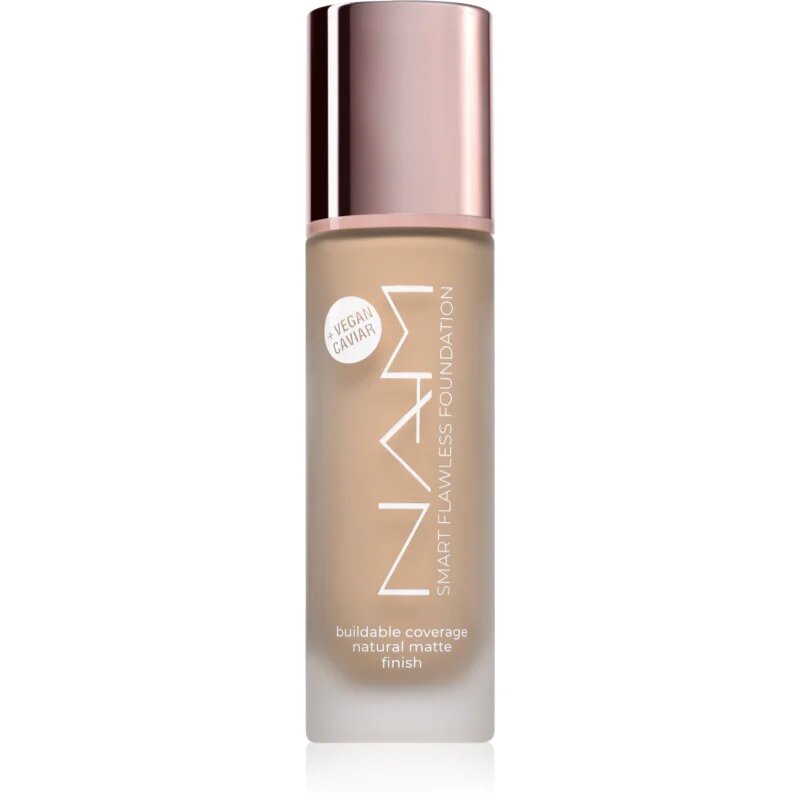 NAM Smart Flawless dolgoobstojni matirajoči tekoči puder odtenek 7 Warm Beige 30 ml