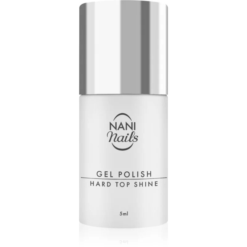 NaniNails NANI Hard Top Shine gel nadlak za zaščito in sijaj brez lepljive plasti 5 ml