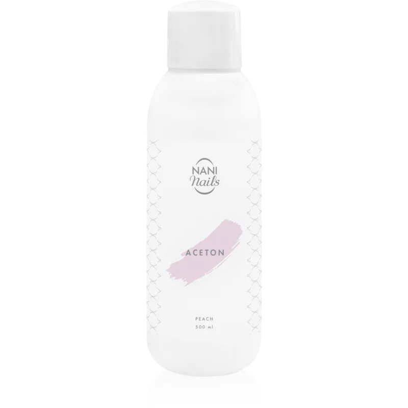NaniNails NANI Peach čisti aceton za odstranjevanje gel nohtov 500 ml