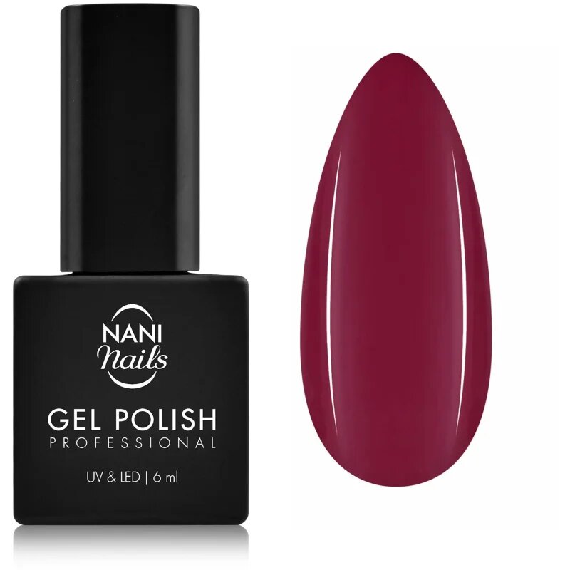 NaniNails NANI Professional gel lak za nohte odtenek Wine Drop 6 ml