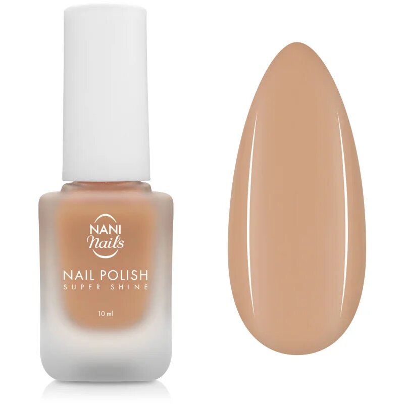 NaniNails NANI Super Shine dolgoobstojen lak za nohte odtenek Apricot Whisper 10 ml