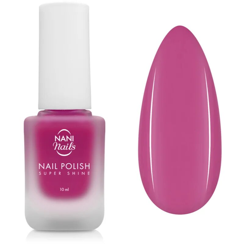 NaniNails NANI Super Shine dolgoobstojen lak za nohte odtenek Raspberry Sorbet 10 ml
