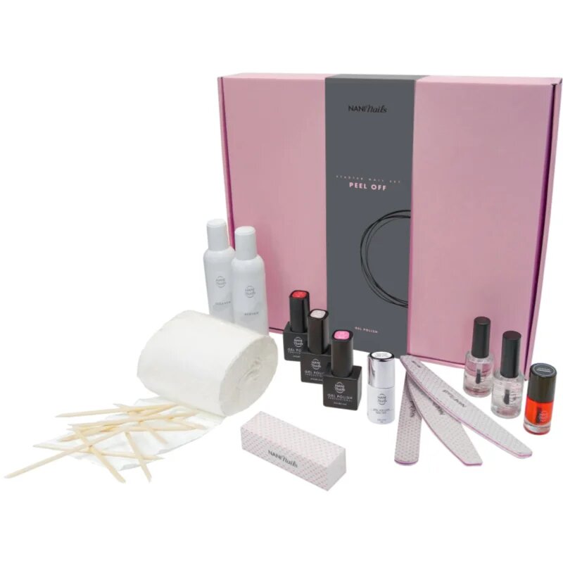 NaniNails Peel Off darilni set za nohte za ženske