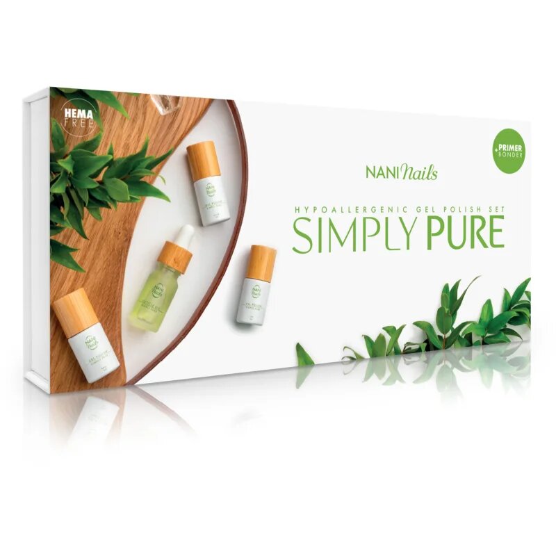 NaniNails Simly Pure darilni set za nohte za ženske