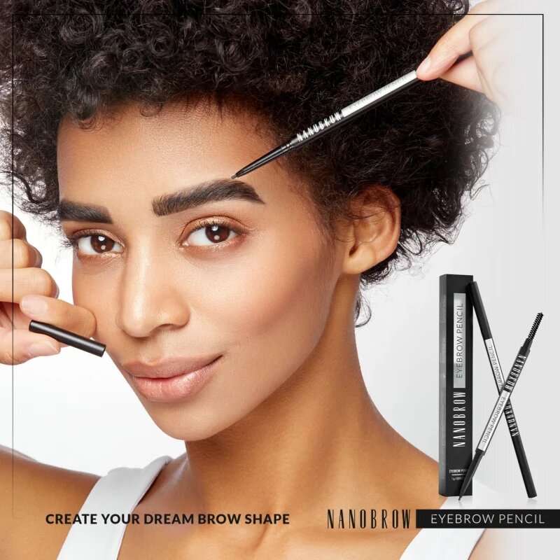 Nanobrow Eyebrow Pencil svinčnik za obrvi odtenek Dark Brown 1 g