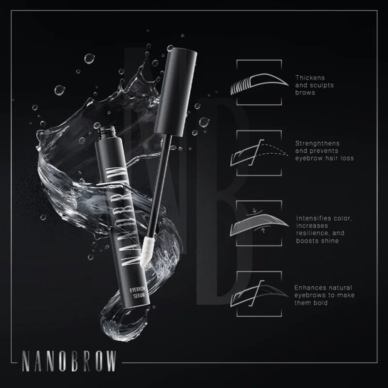 Nanobrow Eyebrow Serum serum za rast za obrvi 5 ml