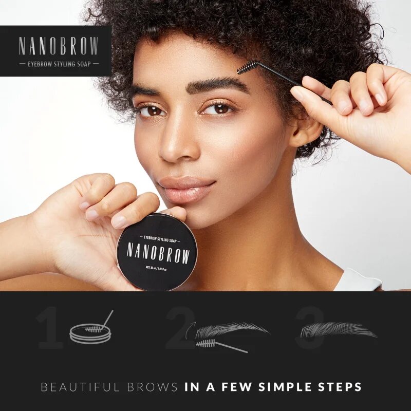 Nanobrow Eyebrow Styling Soap stiling milo za obrvi 30 g
