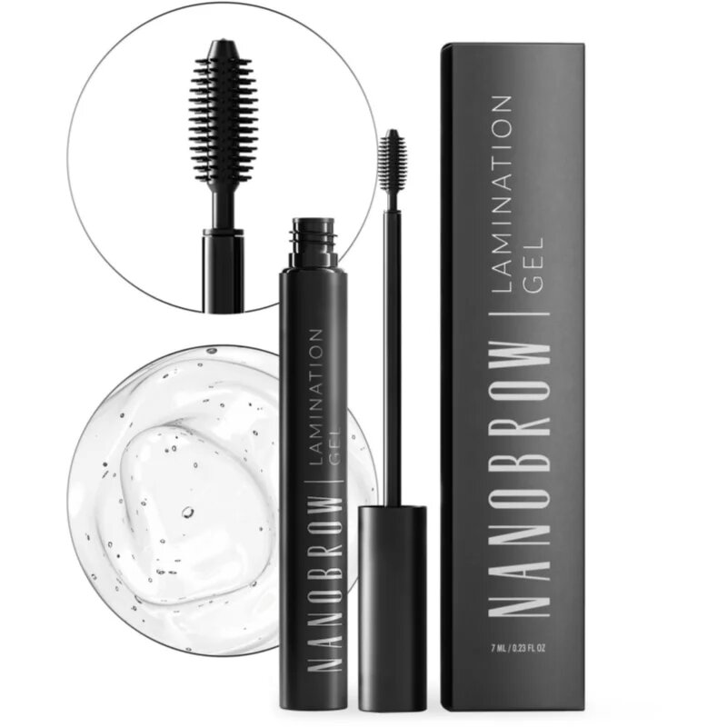 Nanobrow Lamination Gel gel za obrvi odtenek Transparent 7 ml
