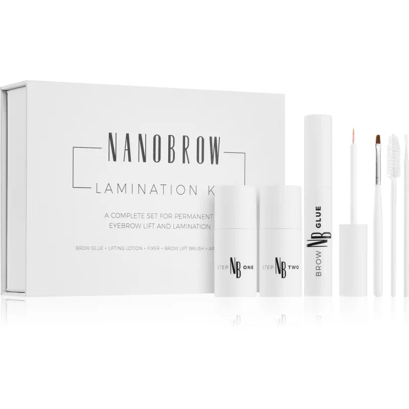 Nanobrow Lamination Kit set za oblikovanje obrvi