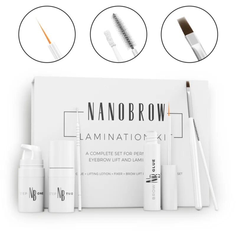 Nanobrow Lamination Kit set za oblikovanje obrvi