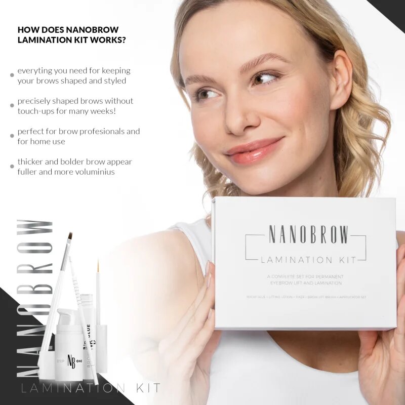 Nanobrow Lamination Kit set za oblikovanje obrvi